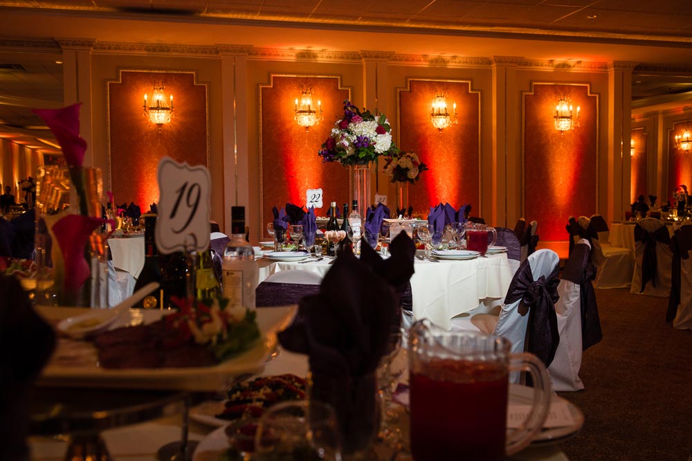 Reception details at Astoria Banquets