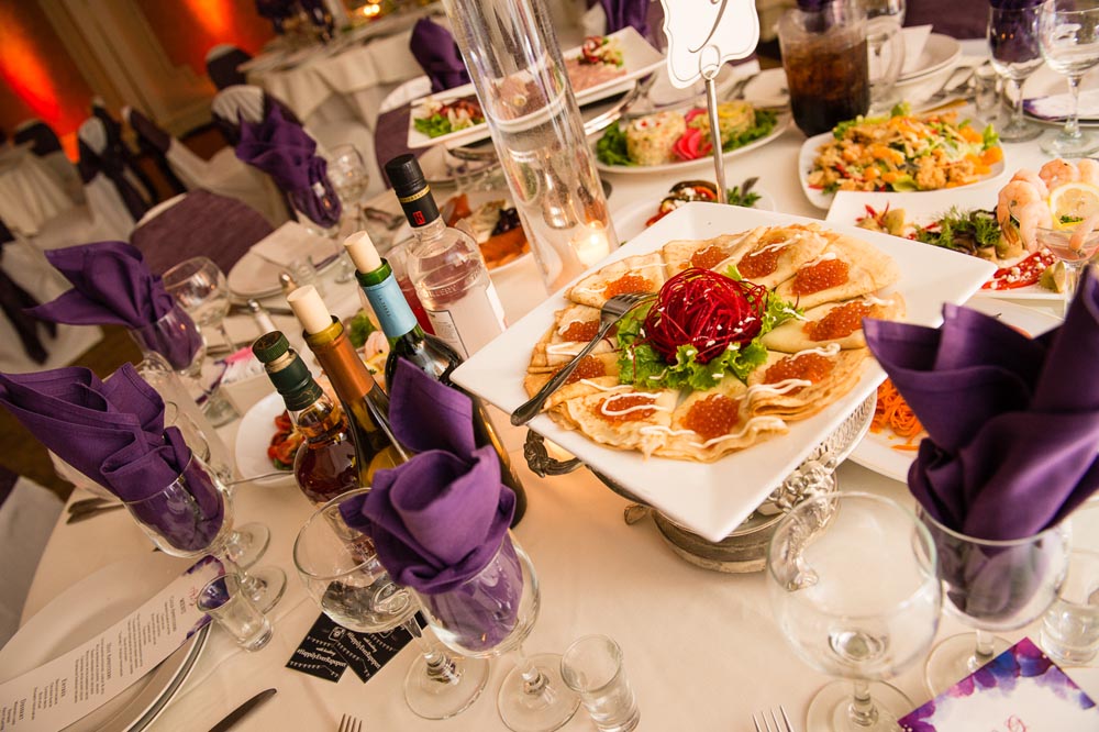 Reception details at Astoria Banquets