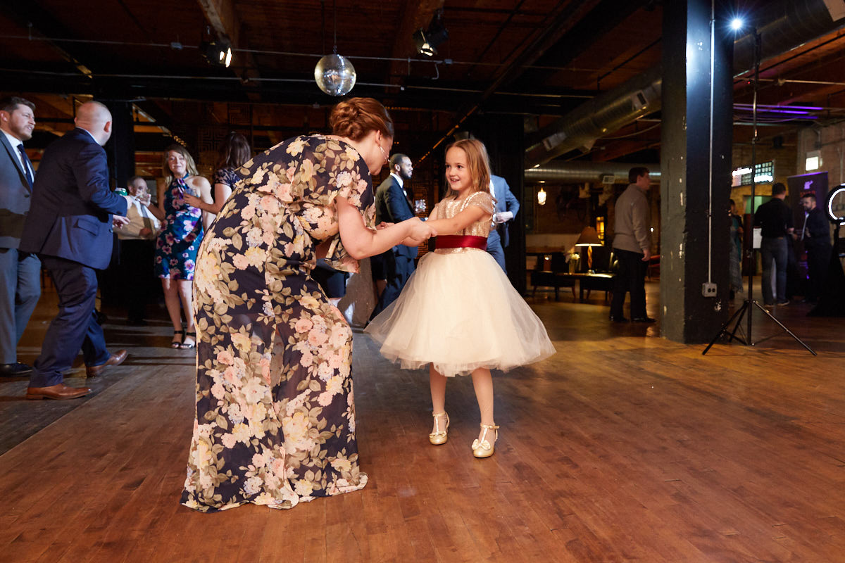 Wedding dancing at Salvage One