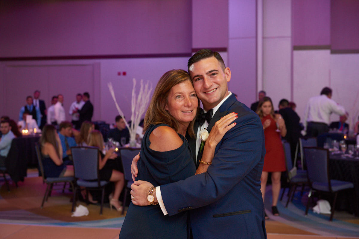 Mother and son wedding dance