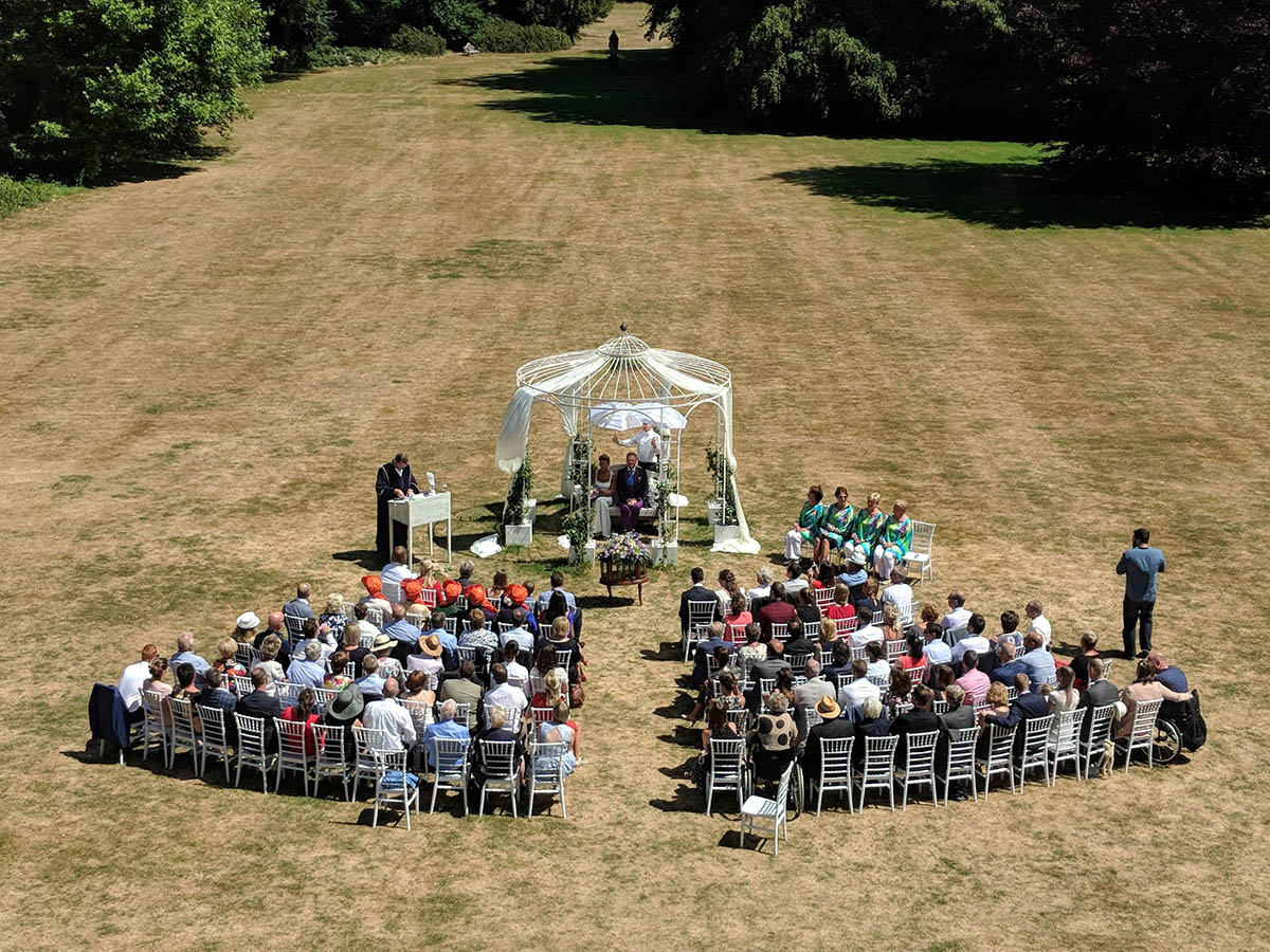 The Manor House Voorst wedding ceremony